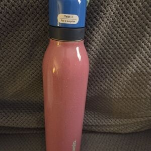 Blue and Pink Insulated Water Bottle